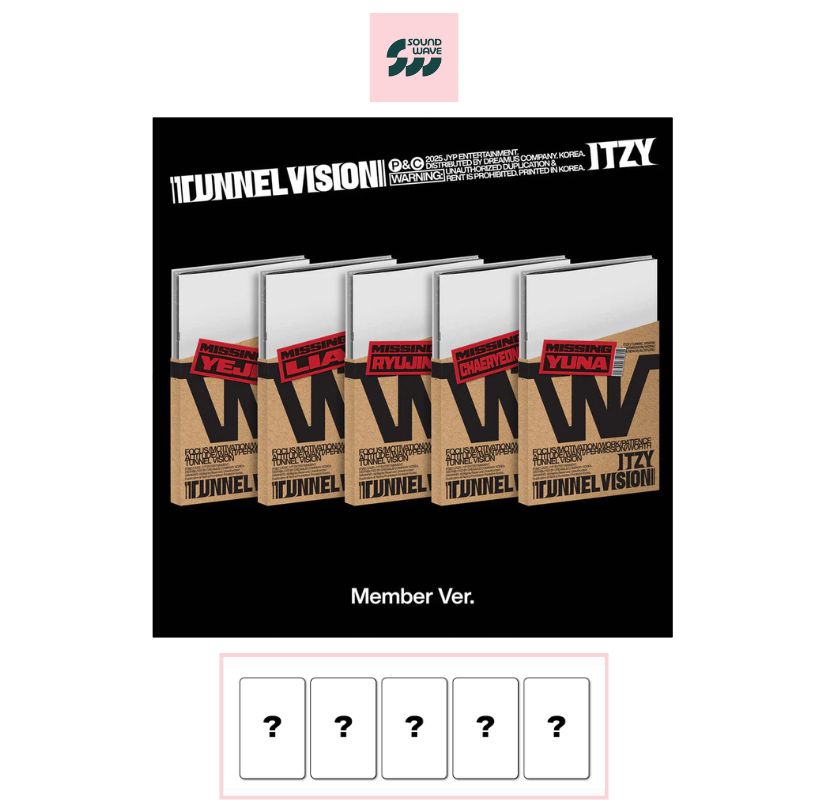 [SOUNDWAVE POB] ITZY - TUNNEL VISION [Member Ver.] RANDOM