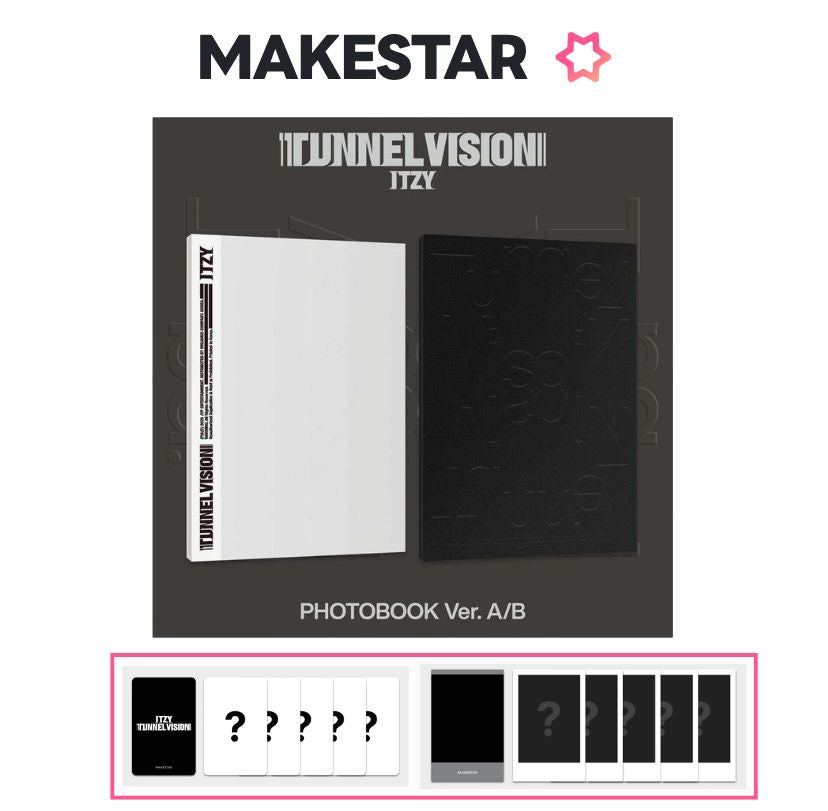 [MAKESTAR POB] ITZY - TUNNEL VISION [Photobook Ver.] SET