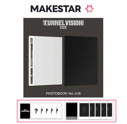 [MAKESTAR POB] ITZY - TUNNEL VISION [Photobook Ver.] SET