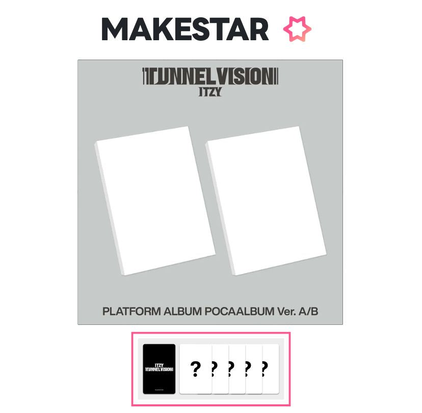 [MAKESTAR POB]  ITZY - TUNNEL VISION [POCAALBUM Ver.] RANDOM