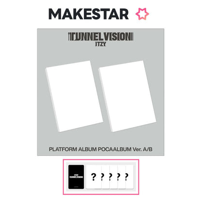 [MAKESTAR POB]  ITZY - TUNNEL VISION [POCAALBUM Ver.] RANDOM