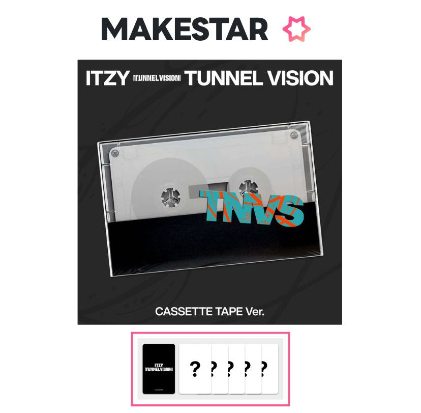 [MAKESTAR POB] ITZY - TUNNEL VISION [Cassette Tape Ver.]