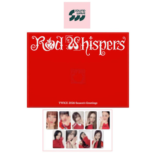 [SOUNDWAVE POB] TWICE - 2026 SEASON'S GREETINGS [RED WHISPERS]