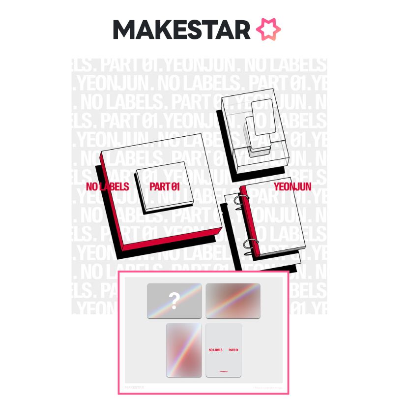 [MAKESTAR POB] YEONJUN - NO LABELS: PART 01 [Standard Ver.] SET