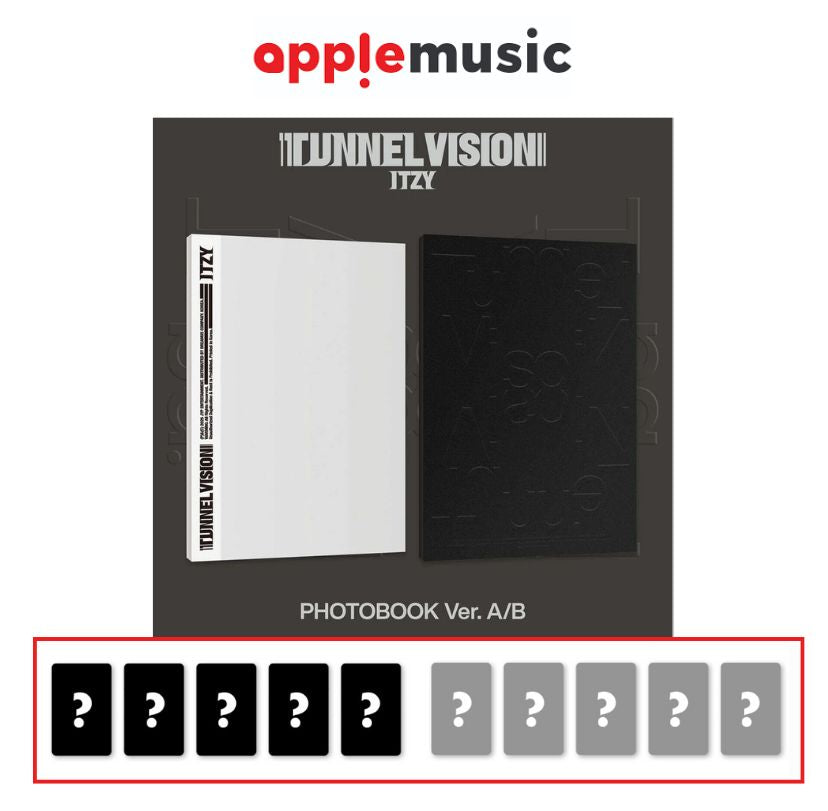 [APPLEMUSIC POB] ITZY - TUNNEL VISION [Photobook Ver.] SET