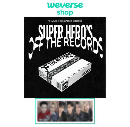 [WV POB] P1Harmony - 2026 SEASON'S GREETINGS [SUPER HERO'S OFF THE RECORDS]