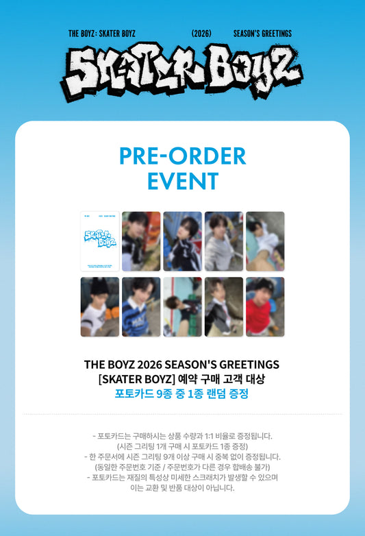 [SOUNDWAVE POB] THE BOYZ - 2026 SEASON'S GREETINGS [THE BOYZ : SKATER BOYZ]
