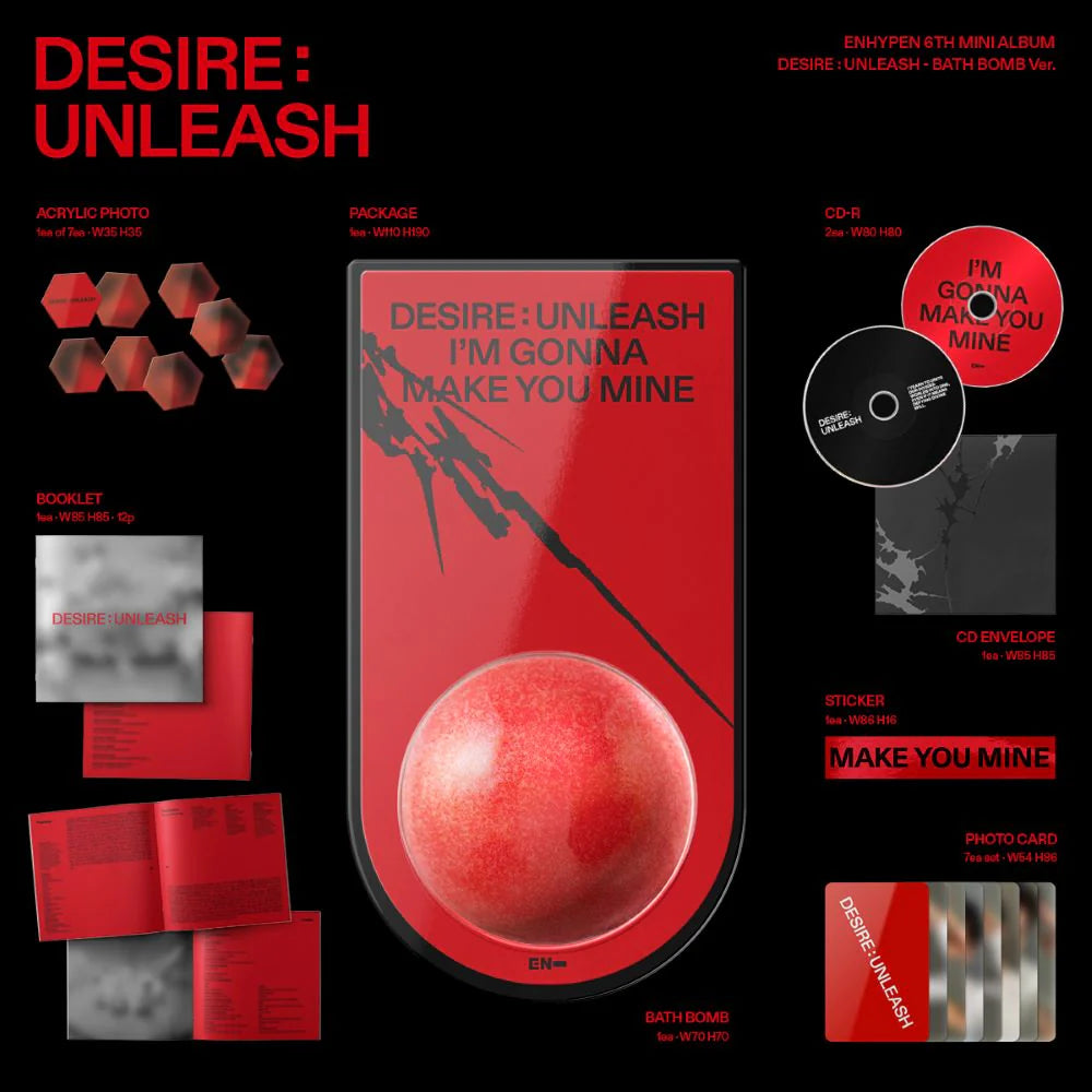 ENHYPEN - Desire : Unleash [BATH BOMB Ver.]