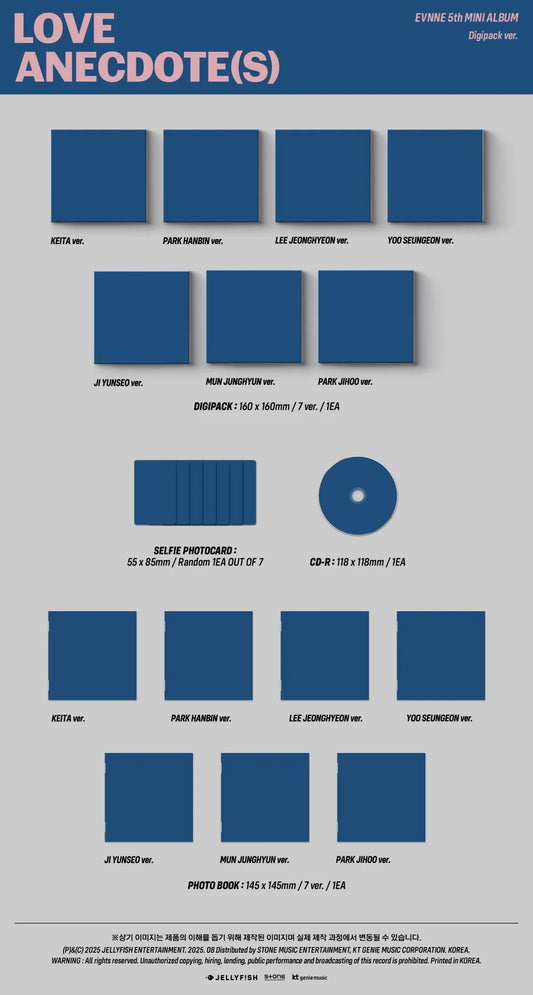 EVNNE - LOVE ANECDOTE(S) [Digipack Ver.]