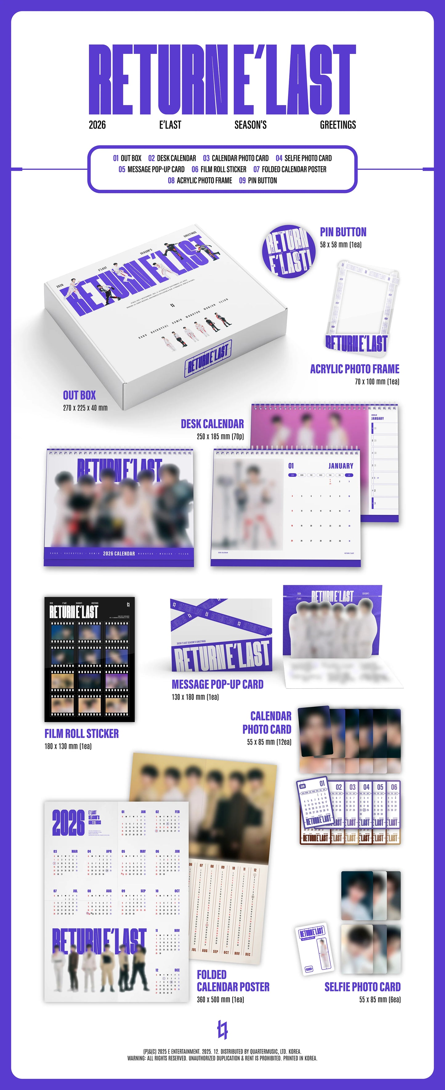 E'LAST - 2026 SEASON'S GREETINGS [RETURN E'LAST]