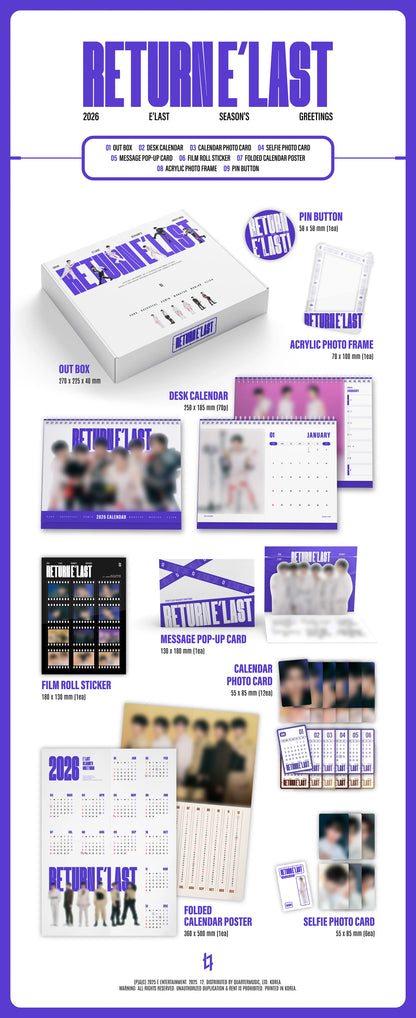 E'LAST - 2026 SEASON'S GREETINGS [RETURN E'LAST]
