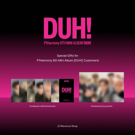 [WV POB] P1HARMONY - Duh! [Standard Ver.] SET