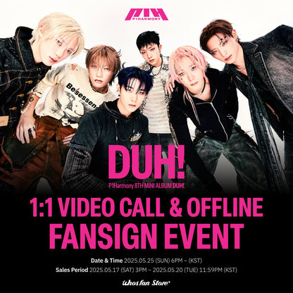 [VC WHOSFAN STORE POB] P1HARMONY - Duh! [Standard Ver.] RANDOM