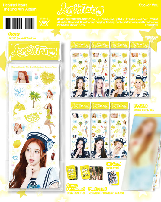 Hearts2Hearts - Lemon Tang [Sticker Ver. (Smart Album)]