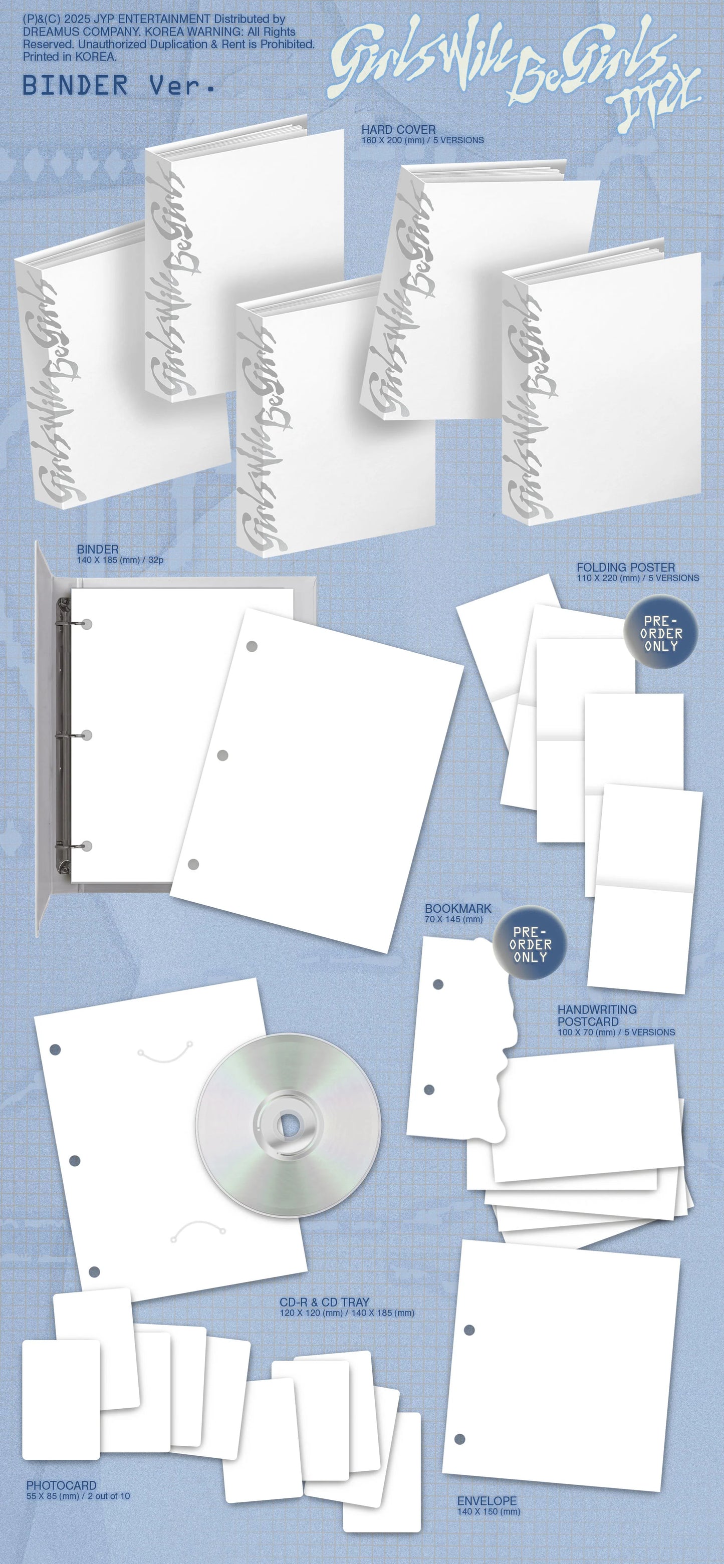 [SOUNDWAVE POB] ITZY - Girls Will Be Girls [Binder Ver.] Random