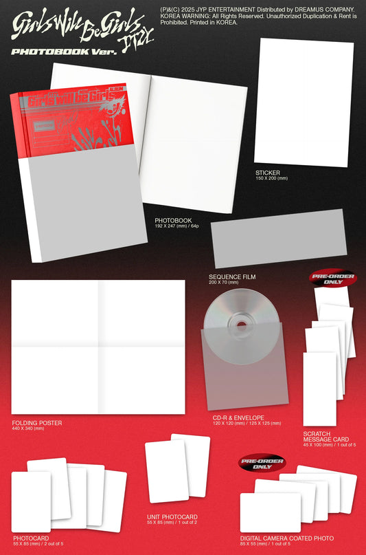 [SOUNDWAVE POB] ITZY - Girls Will Be Girls [Photobook Ver.]
