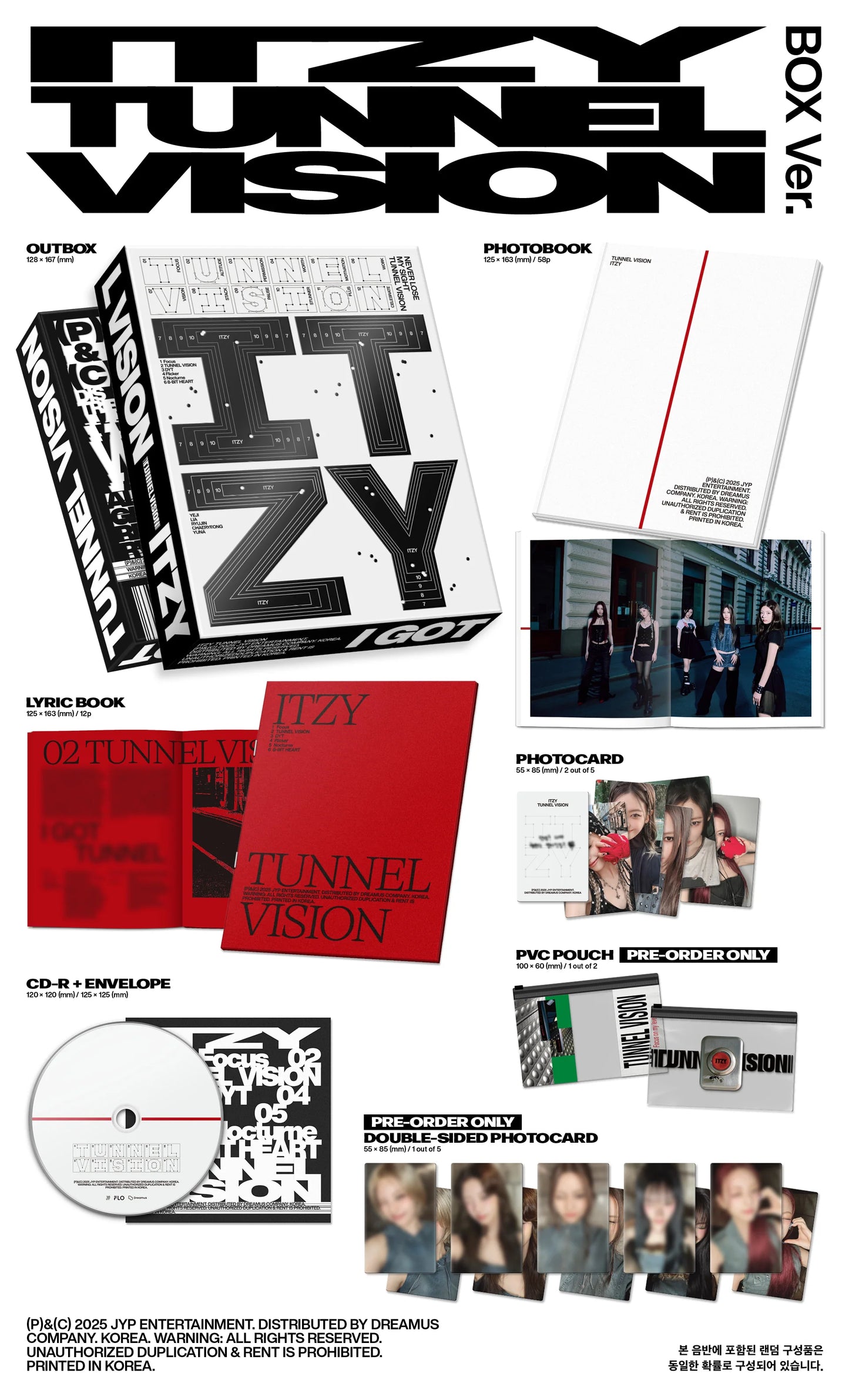 ITZY - TUNNEL VISION [Box Ver.]