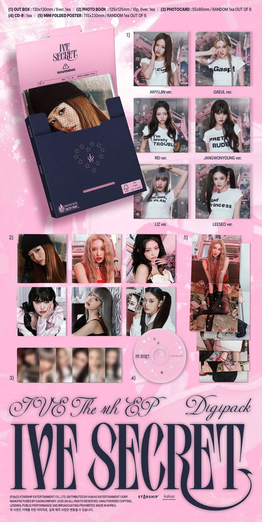 IVE - IVE SECRET [Digipack Ver.]