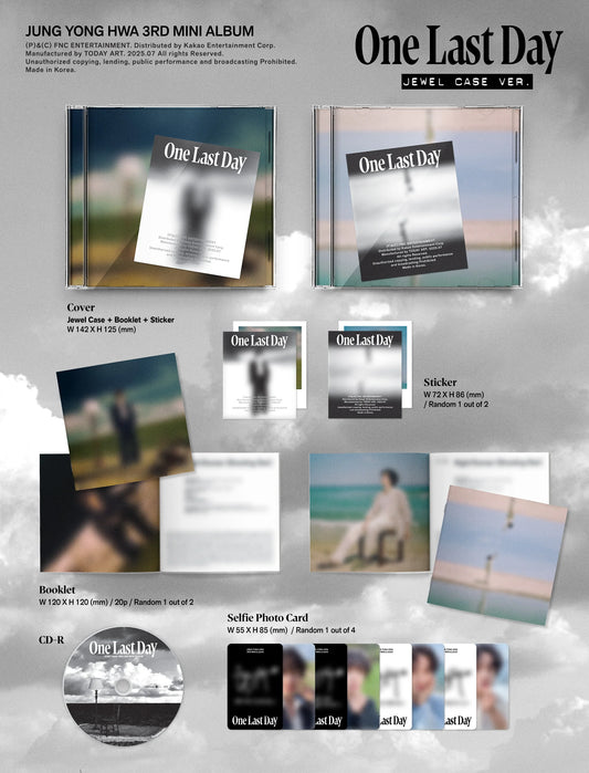JUNG YONGHWA - One Last Day [JEWEL CASE]