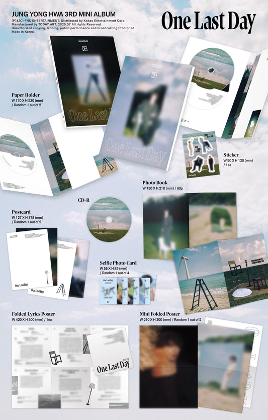 JUNG YONGHWA - One Last Day [PHOTO BOOK]