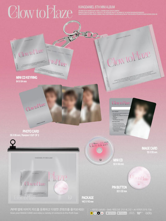 KANG DANIEL - Glow to Haze [MINI CD KEYRING Ver.]