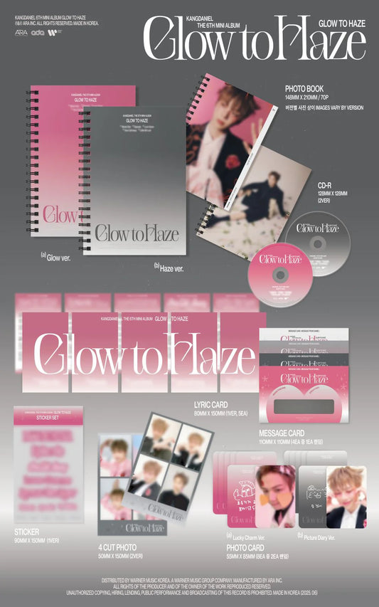 KANG DANIEL - Glow to Haze [Photo Book Ver.]