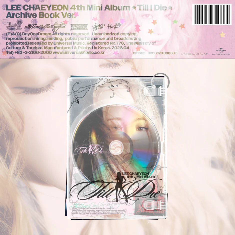 LEE CHAEYEON - Till I Die [Archive Book Ver.]
