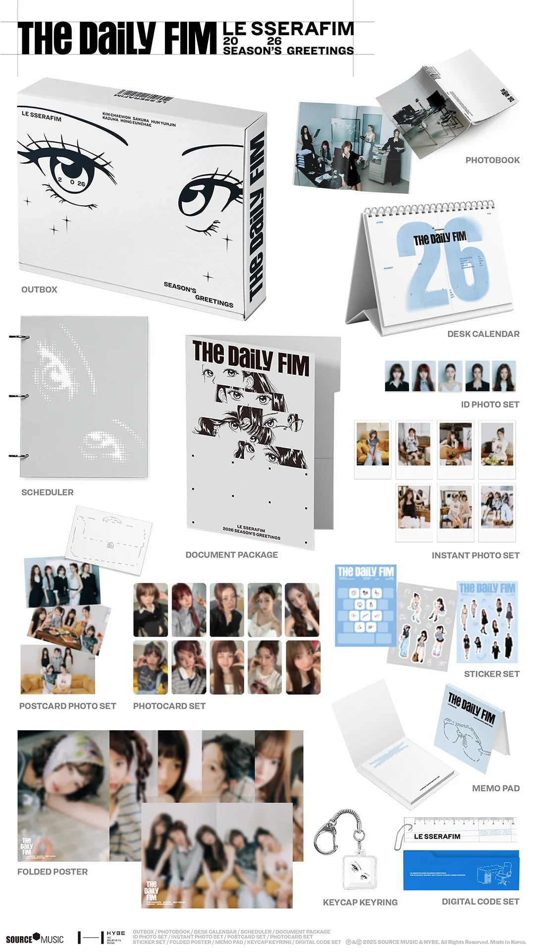 [WV POB] LE SSERAFIM - 2026 SEASON'S GREETINGS