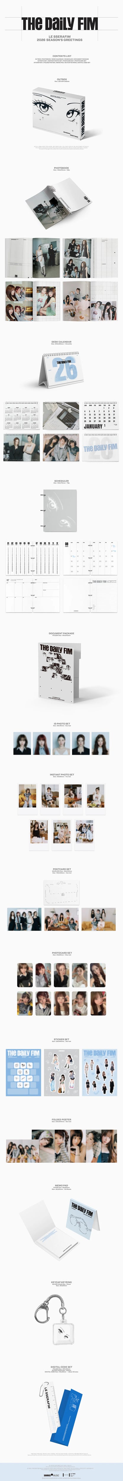 [WV POB] LE SSERAFIM - 2026 SEASON'S GREETINGS