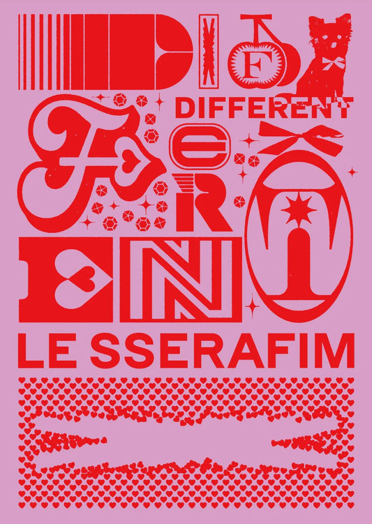 LE SSERAFIM - DIFFERENT [LIMITED EDITION (NOSTALGIC YLANG Ver.)]