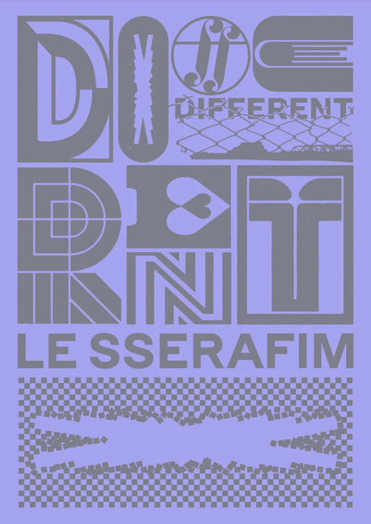 LE SSERAFIM - DIFFERENT [LIMITED EDITION (OFFBEAT CLOVE Ver.)]