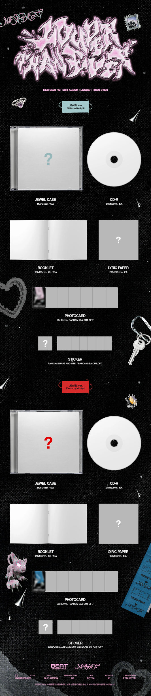 NEWBEAT - LOUDER THAN EVER [JEWEL Ver.]