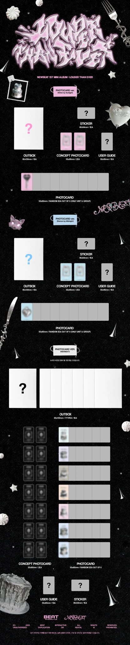 NEWBEAT - LOUDER THAN EVER [POCAALBUM Ver.]