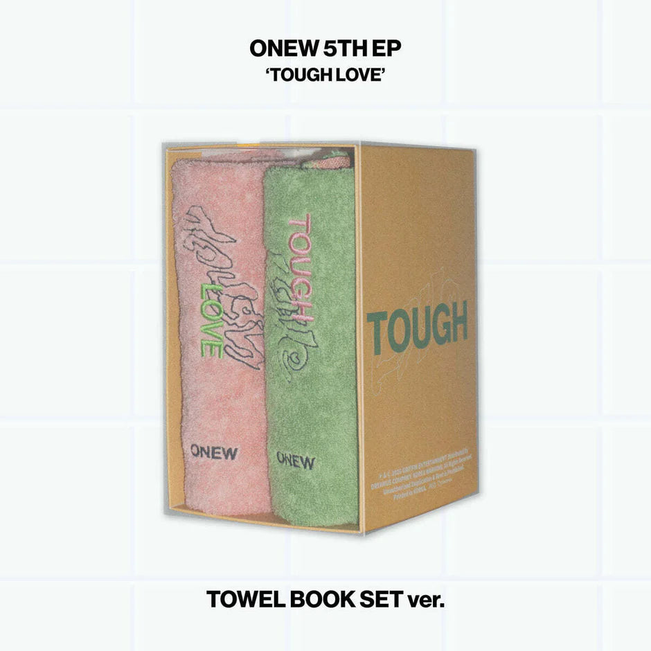 ONEW - TOUGH LOVE [TOWEL BOOK SET Ver.]