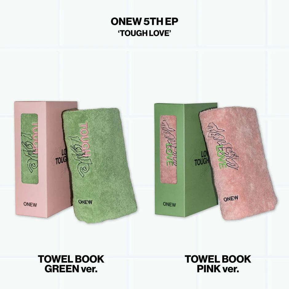 ONEW - TOUGH LOVE [TOWEL BOOK Ver.]