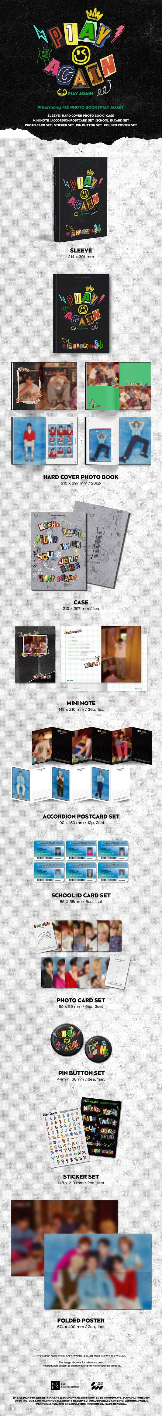 P1Harmony - 4th PHOTO BOOK [P1AY AGAIN]