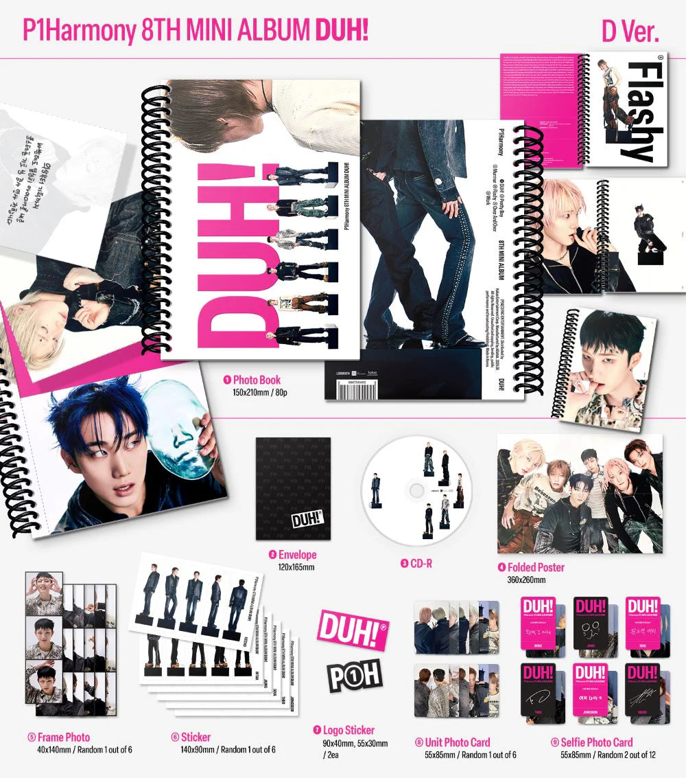[MWAVE SIGNED] P1HARMONY - Duh! [Standard Ver.]