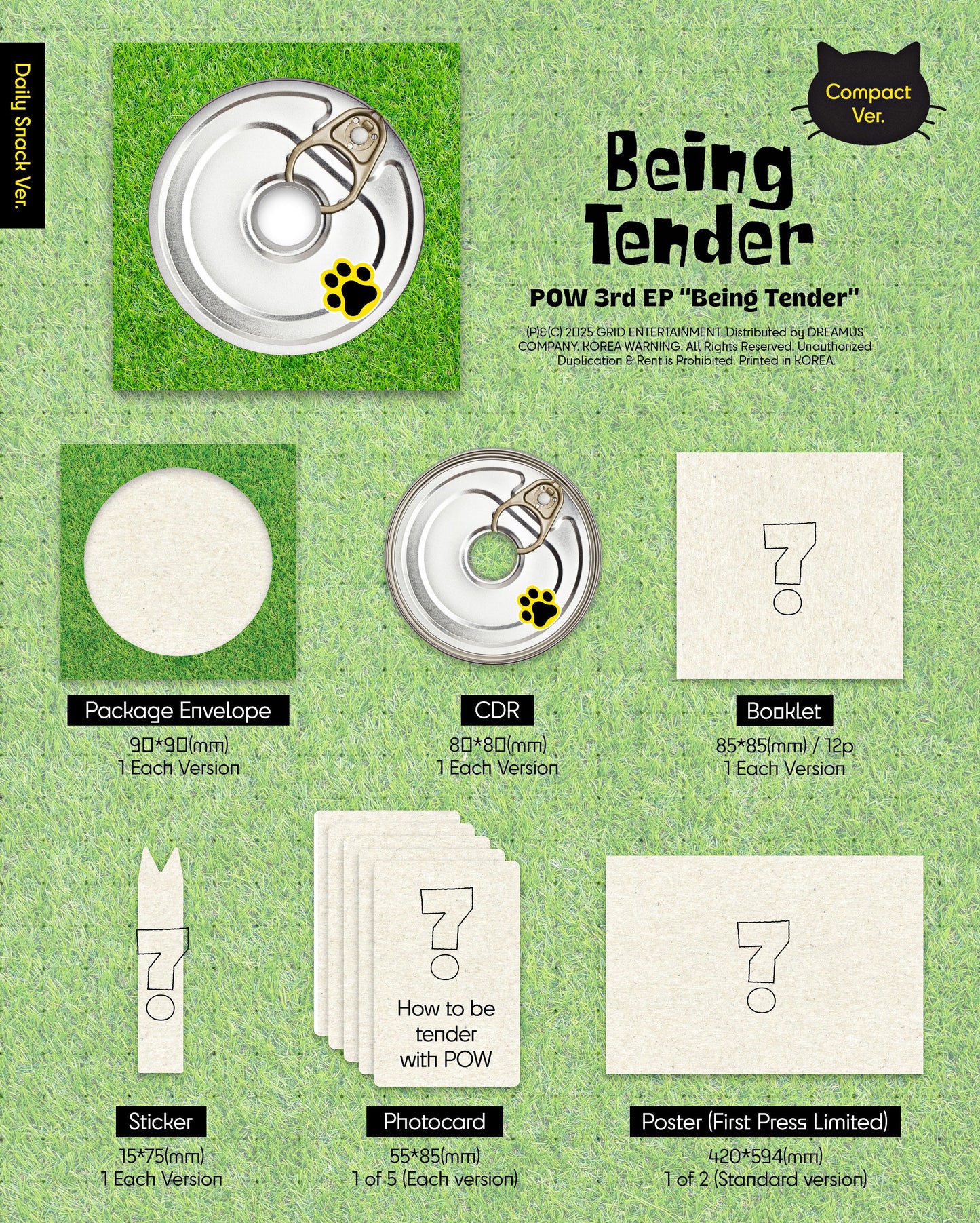POW - Being Tender [Compact Ver.]