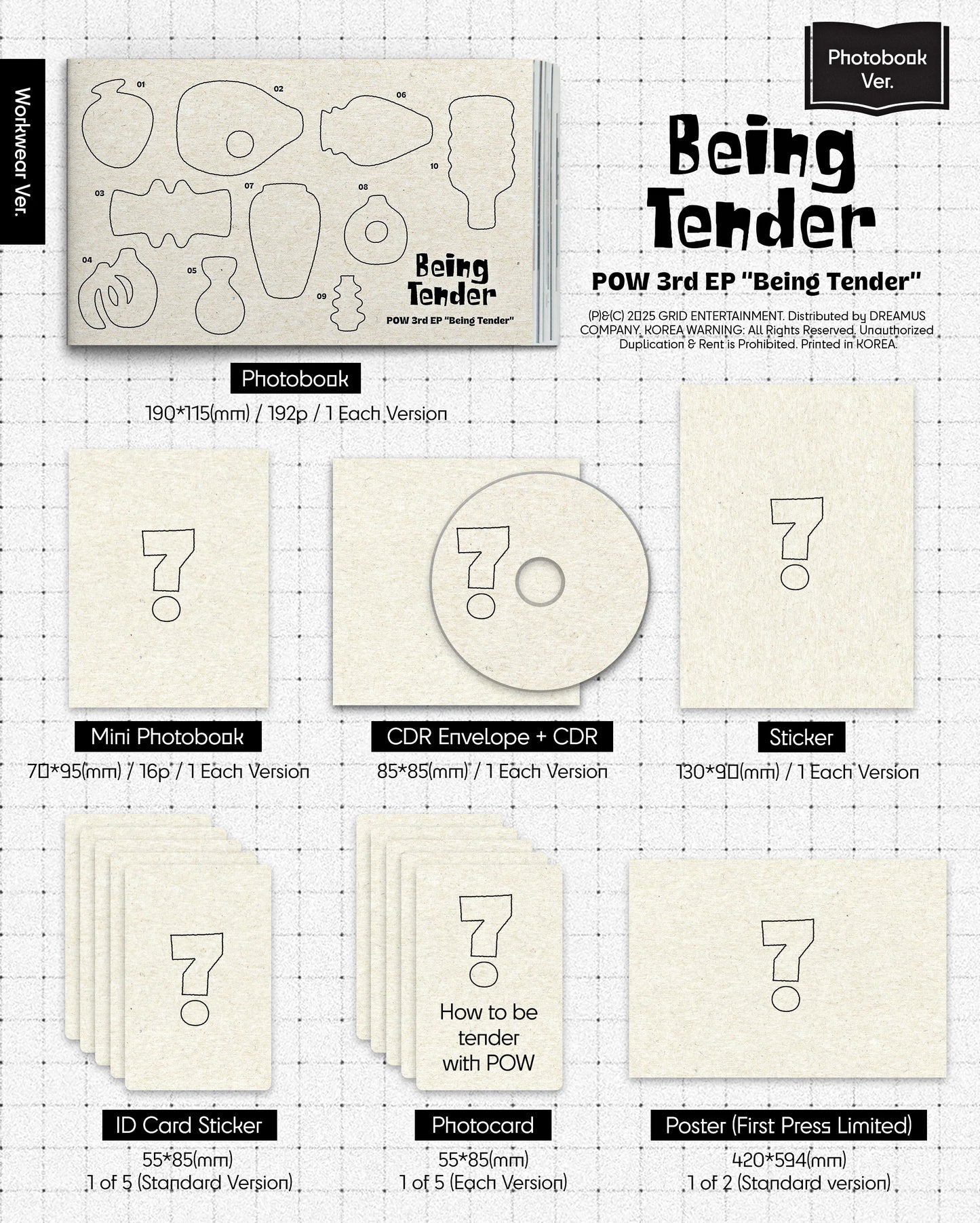 POW - Being Tender [Photobook Ver.]