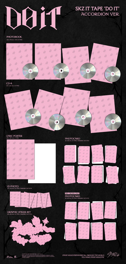 [BDM POB] Stray Kids - SKZ IT TAPE "DO IT" [ACCORDION Ver.] RANDOM