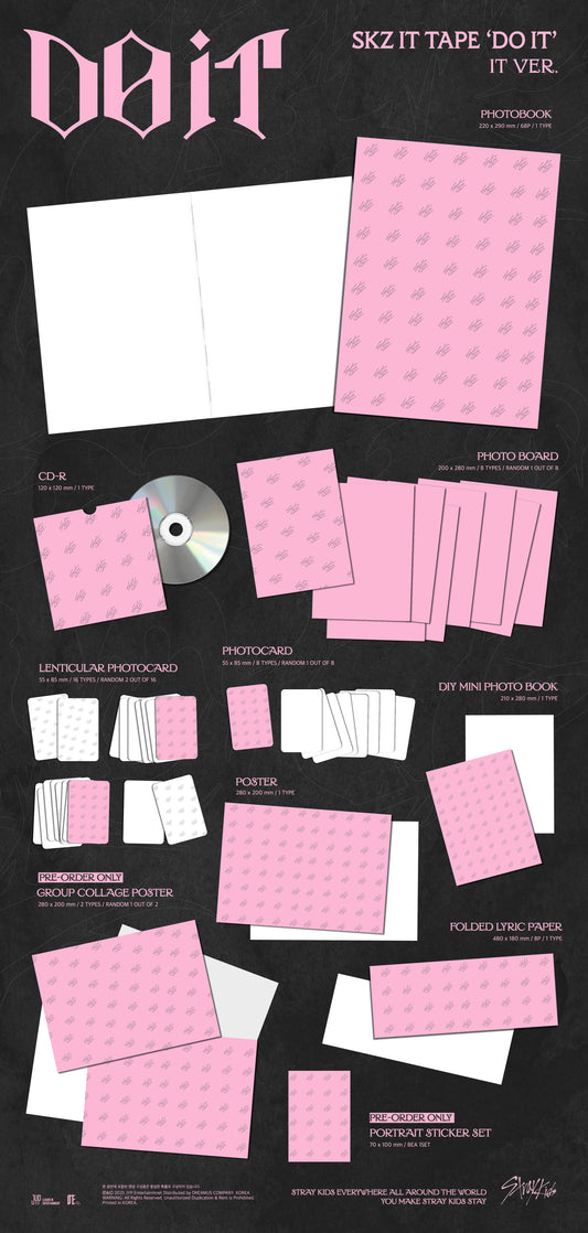 [BDM POB] Stray Kids - SKZ IT TAPE "DO IT" [IT Ver.]