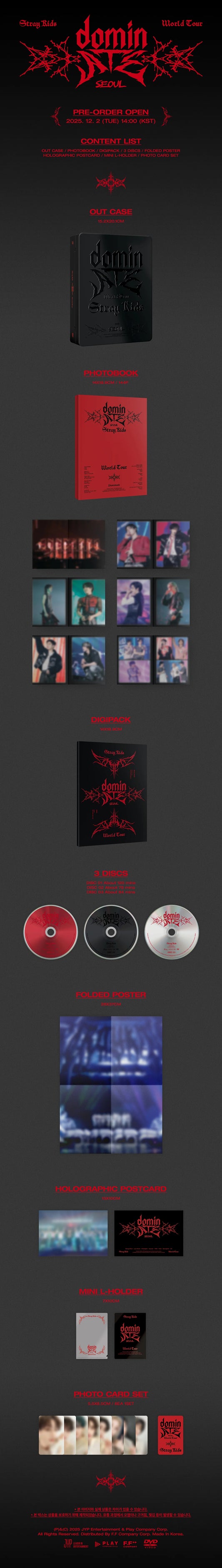 Stray Kids - Stray Kids World Tour [dominATE SEOUL] DVD