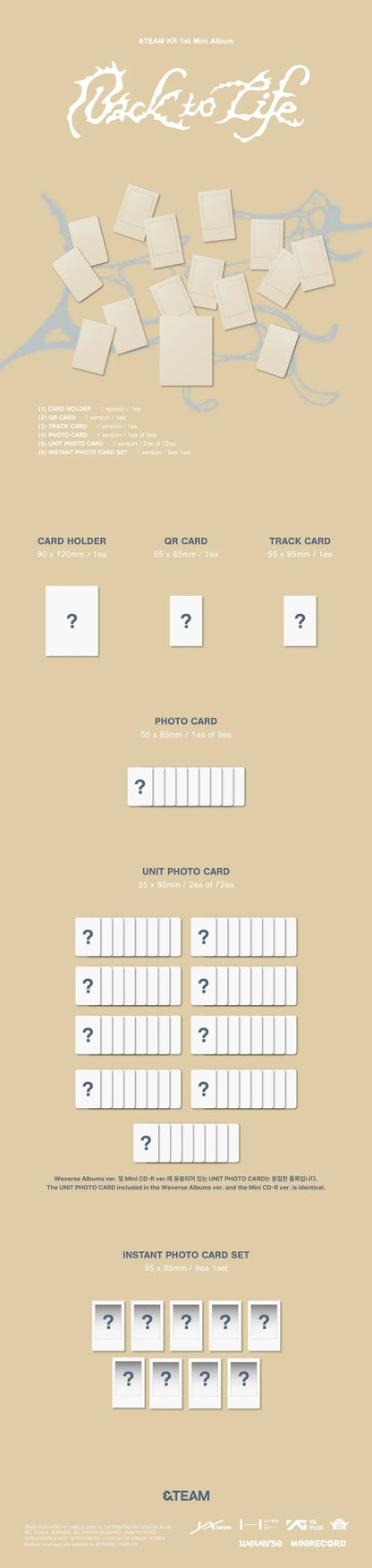 &TEAM - Back to Life [Photocard Box (Weverse Albums Ver.)]