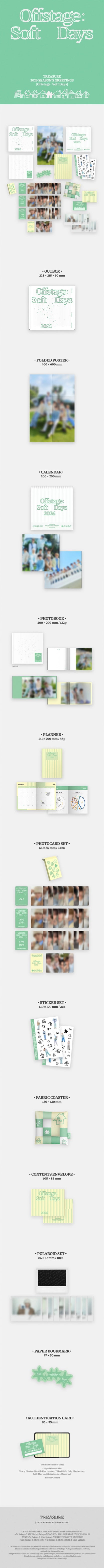 [WV POB] TREASURE - 2026 SEASON'S GREETINGS [Offstage : Soft Days] Full Package