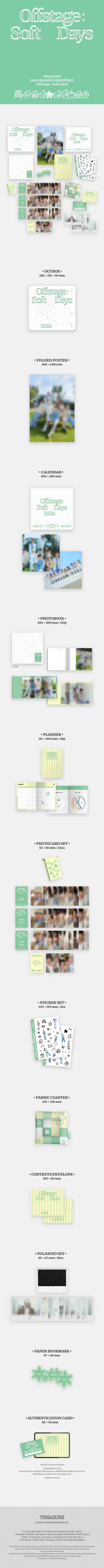 [WV POB] TREASURE - 2026 SEASON'S GREETINGS [Offstage : Soft Days] Full Package