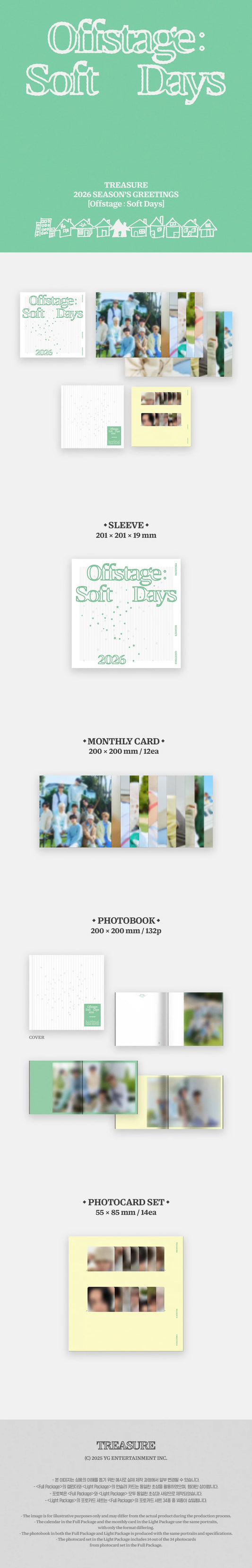 [WV POB] TREASURE - 2026 SEASON'S GREETINGS [Offstage : Soft Days] Light Package