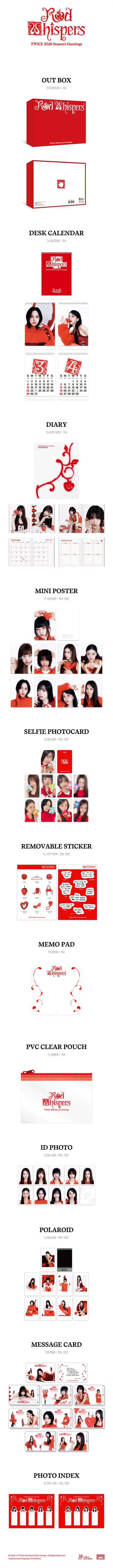 TWICE - 2026 SEASON'S GREETINGS [RED WHISPERS]