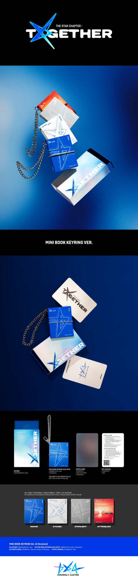 TXT - THE STAR CHAPTER : TOGETHER [Mini Book Keyring Ver.]