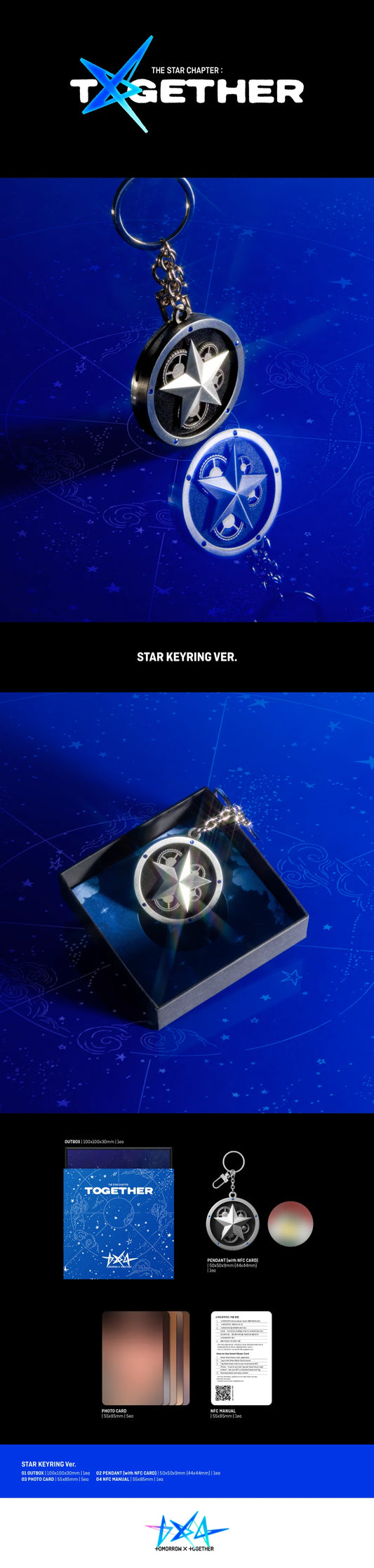 [WV POB] TXT - THE STAR CHAPTER : TOGETHER [Star Keyring Ver.]
