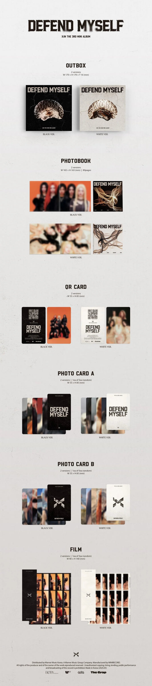 X:IN - Defend Myself [Photobook Platform Ver.]